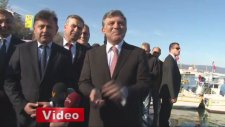 Cumhurbaşkanı Abdullah Gül, balıkçıların ağına ilmek attı