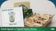 Fırında Kıymalı Ve Peynirli Patates Oturtma