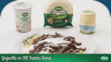 Yoğurtlu Ve Etli Patates Tavası