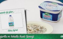 Yoğurtlu Ve Nohutlu Mantı Yemeği