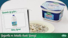 Yoğurtlu Ve Nohutlu Mantı Yemeği