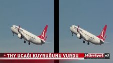 Thy Uçağı Büyük Tehlike Atlattı