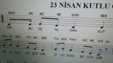 Blok Flüt 23 Nisan Kutlu Olsun Çocuk Şarkısı Notası Sayfa 31 Çalınışı (Aykut Öğretmen)