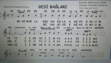 Gesi Bağları Kayseri Türküsü Blok Flüt Melodika Piyano Notası Ve Şarkı Sözü