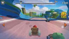Angry Birds Go! Gameplay Tam Çözüm Part 4 - Kart Leveled Up! Seedway (İos, Android)