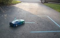 HPI Falken E10 Mustang: Stock Drift Practicing And Speed Runs