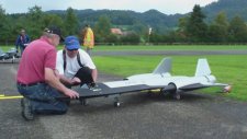 Rogers Knobel SR-71 Blackbird Giant Remote Control Turbine Jet