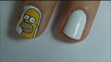 Simpsons Nail Art