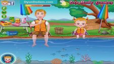 Hazel Bebek Balık Tutuyor - Hazel Bebek Çocuk Oyunları