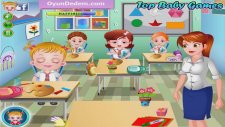 Hazel Bebek Ev Ödevi Oyunu - Hazel Bebek Çocuk Oyunları