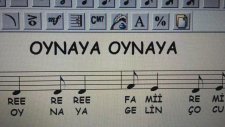 Blok Flüt İle Oynaya Oynaya