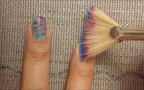 Fırça Darbeli Tırnaklar - Nail Art