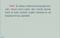 6. Sınıf Matematik - Oran Orantı