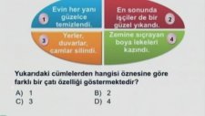 8. Sınıf Türkçe - Özne Yüklem İlişkisi