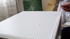 Yarım İnci İle Mdf Üzerine İnci Dizme
