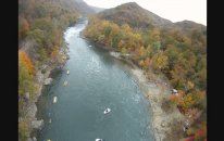 The Human Catapult: BASE Jumping Catapult at Bridge Day 2012