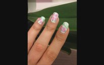 Romantik Güller - Nail Art