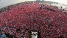 Başbakan Erdoğan İstanbul'da Helikopter Çekimi 1,5 Milyon 23.03.2014