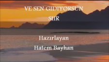 Ve Sen Gidiyorsun Fon Muzik Kemanlı Harika Şiir