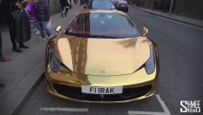 Altın Kaplama Ferrari