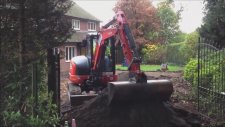 Kubota U48-4 Mini Ekskavatör - Zemin Tesviyesi Çalışma Görüntüleri