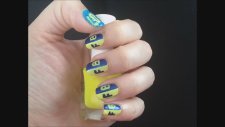 Nail Art - Fenerbahçe Tırnakları