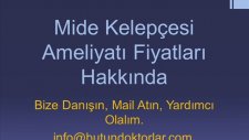 Mide Kelepçesi Maliyeti,Mide Kelepçesi Ameliyatı Fiyatı,Mide Küçültme Ameliyatı,