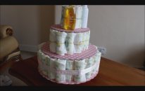 Bebek Bezinden Pasta Yapımı // How To Make A Dıaper Cake