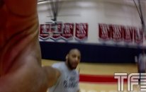 MSU's Adreian Payne College Dunk Contest Practice with Team Flight Brothers
