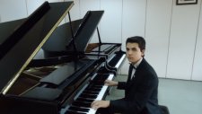 Bach 2 Sesli Envansiyonu Akustik Kuyruklu Piyano Çaldı Çal Çalmak Çalma Çalan Piyanist Çağdaş Anlamı