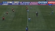 Göztepe - Kırklarelispor maçında komedi gibi bir gol