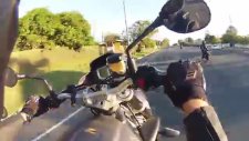 Motorla Ön Kaldıran Sürücünün Hazin Sonu!