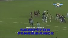 Şampiyon Fenerbahçe Kadıköy Stadı Havai Fişek ve Kutlamalar 27 Nisan 2014