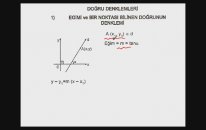 Ders Anlatımı - Bir Doğrunun Eğimi