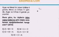 KPSS - Basit Eşitsizlik Soru Çözümleri