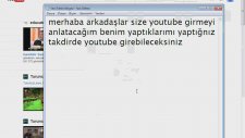 Youtube Giriş