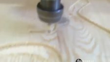 Cnc Router Da Ahşap Üzerine Oyma Yazı / Renkli Reklam Tabelacı Denizli