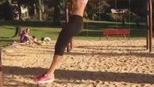 Jen Selter 2014 Outdoor Routine Glymps Parking