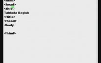 Html Dersleri 37 - Tabloda Boşluk
