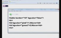 Html Dersleri 38 - Tabloda Renk