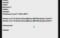 Html Dersleri 46 - Çerçeveler 4
