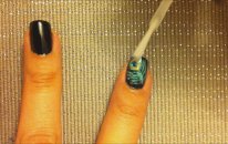 Nail Art - Tavuskuşu Tırnaklar