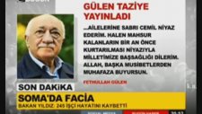 Fethullah Gülen Soma Faciası İçin Taziye Mesajı