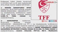 Samsunspor-Mersin İdmanyurdu Maçı Tarihe Geçecek