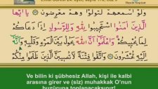 Kuran-I Kerim 9.cüz Dinle veya Oku