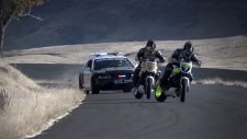 Motorcycle Vs. Car Drift Battle
