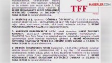 Tahkim, Fenerbahçe'nin Cezasını Onadı