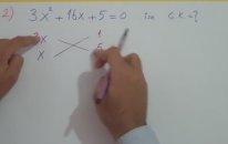 2. DERECEDEN DENKLEMLER 1 - Şenol Hoca