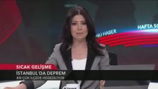 Haber Spikeri Canlı Yayında Depreme Yakalandı