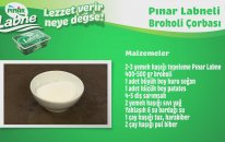 Pınar Labne'li Brokoli Çorbası